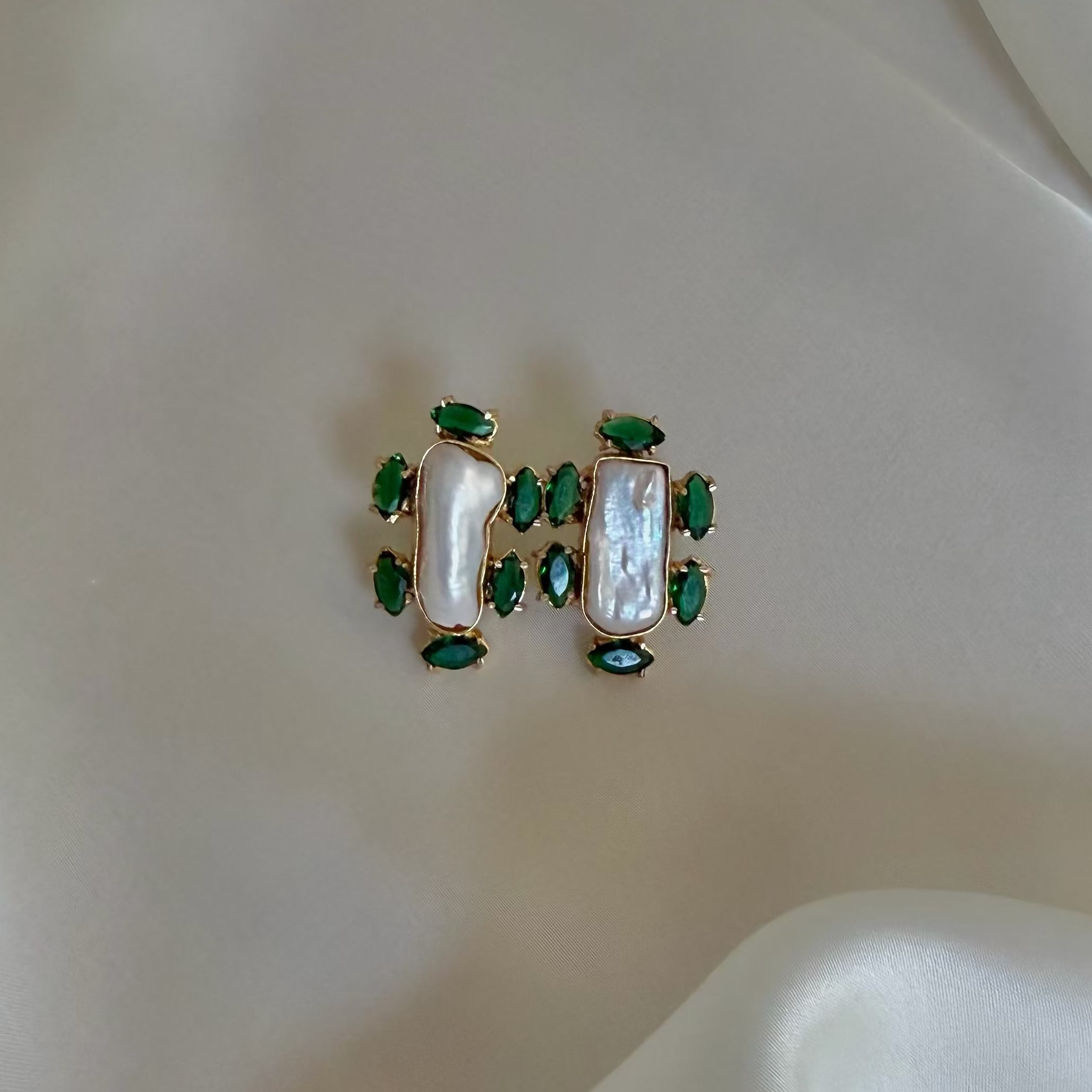 Kaaya Earrings - Green
