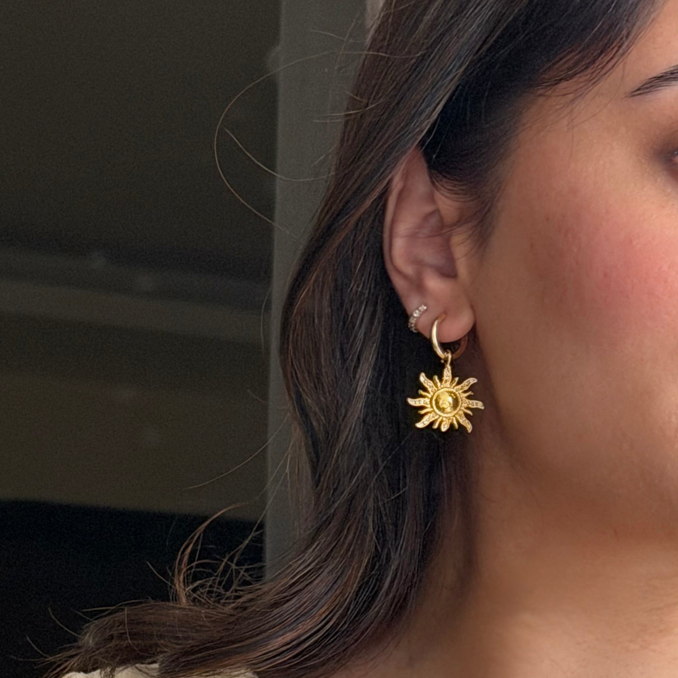 Solar Glow Set (Cuff + Hoops)