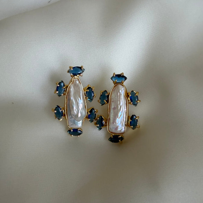 Kaaya Earrings - blue
