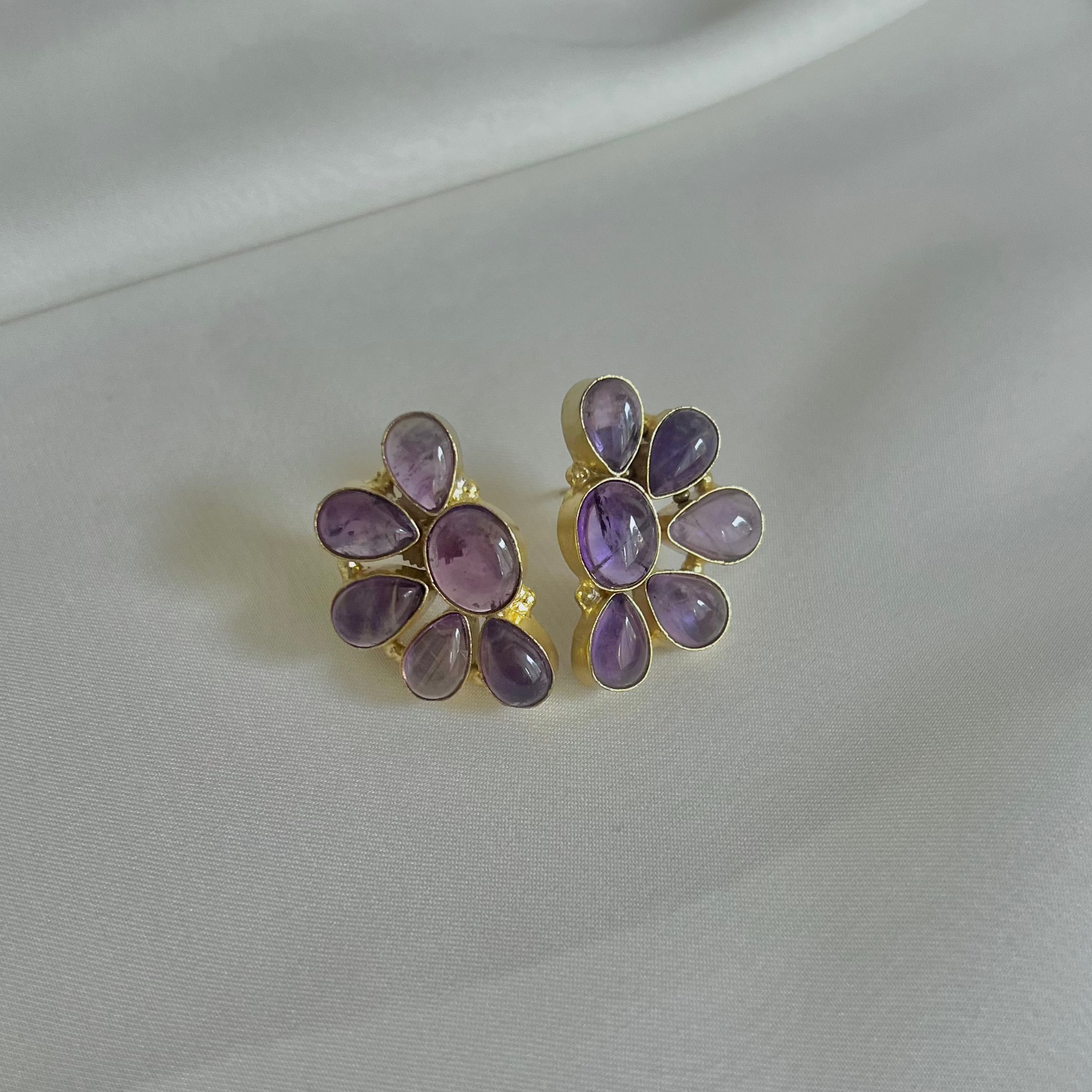 Jugni Earrings - Purple