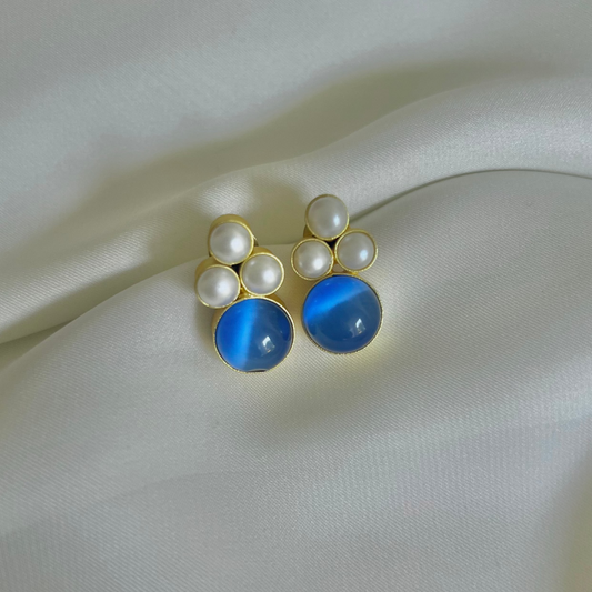 Meera Earrings - Blue
