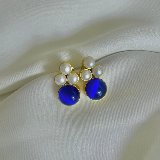 Meera Earrings - Icy Blue