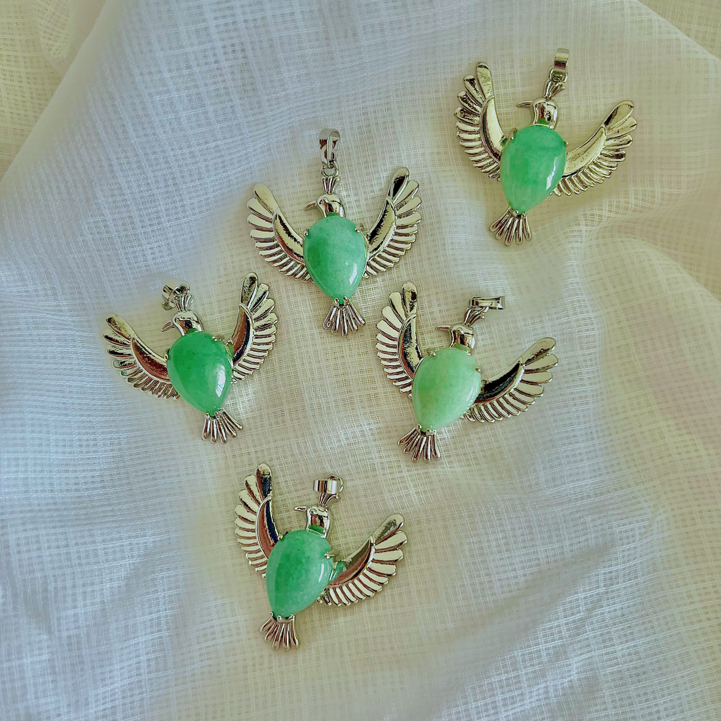 Wings of Light - Green Aventurine