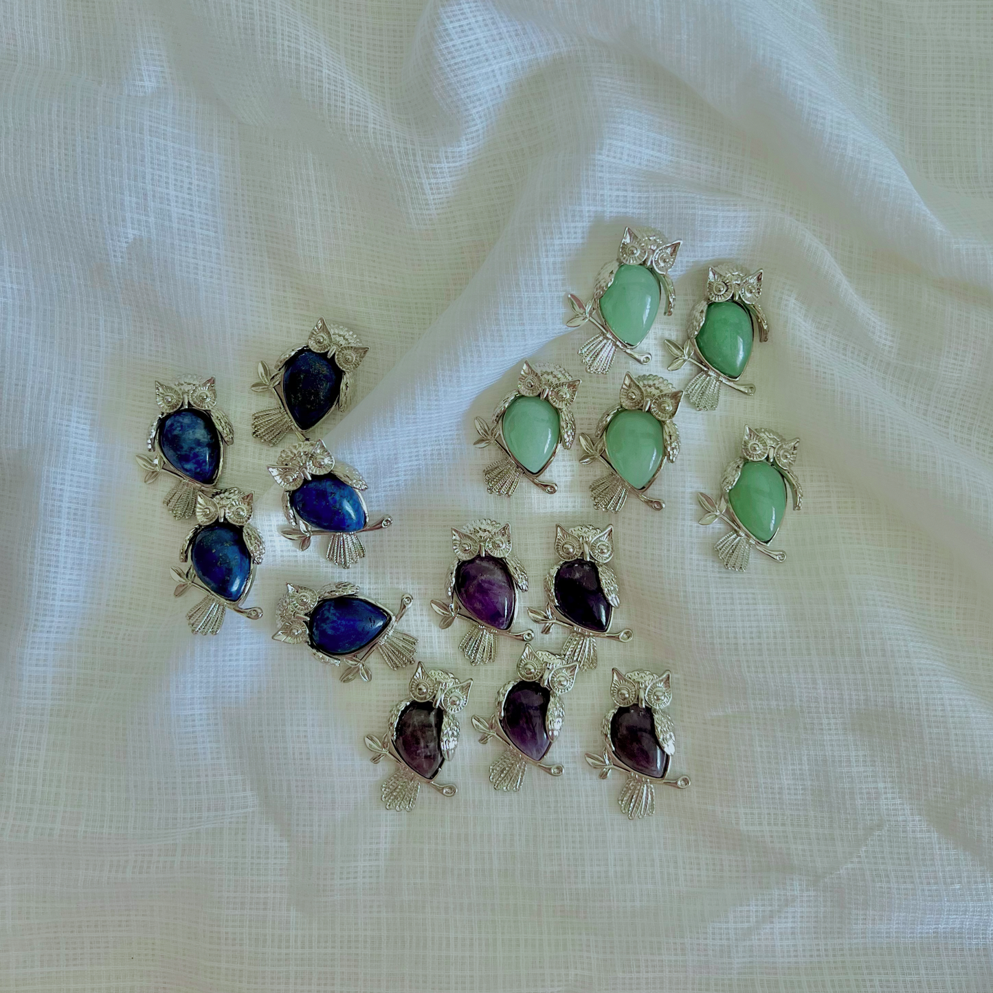 Available in Green Aventurine, Amethyst & Lapis Lazuli