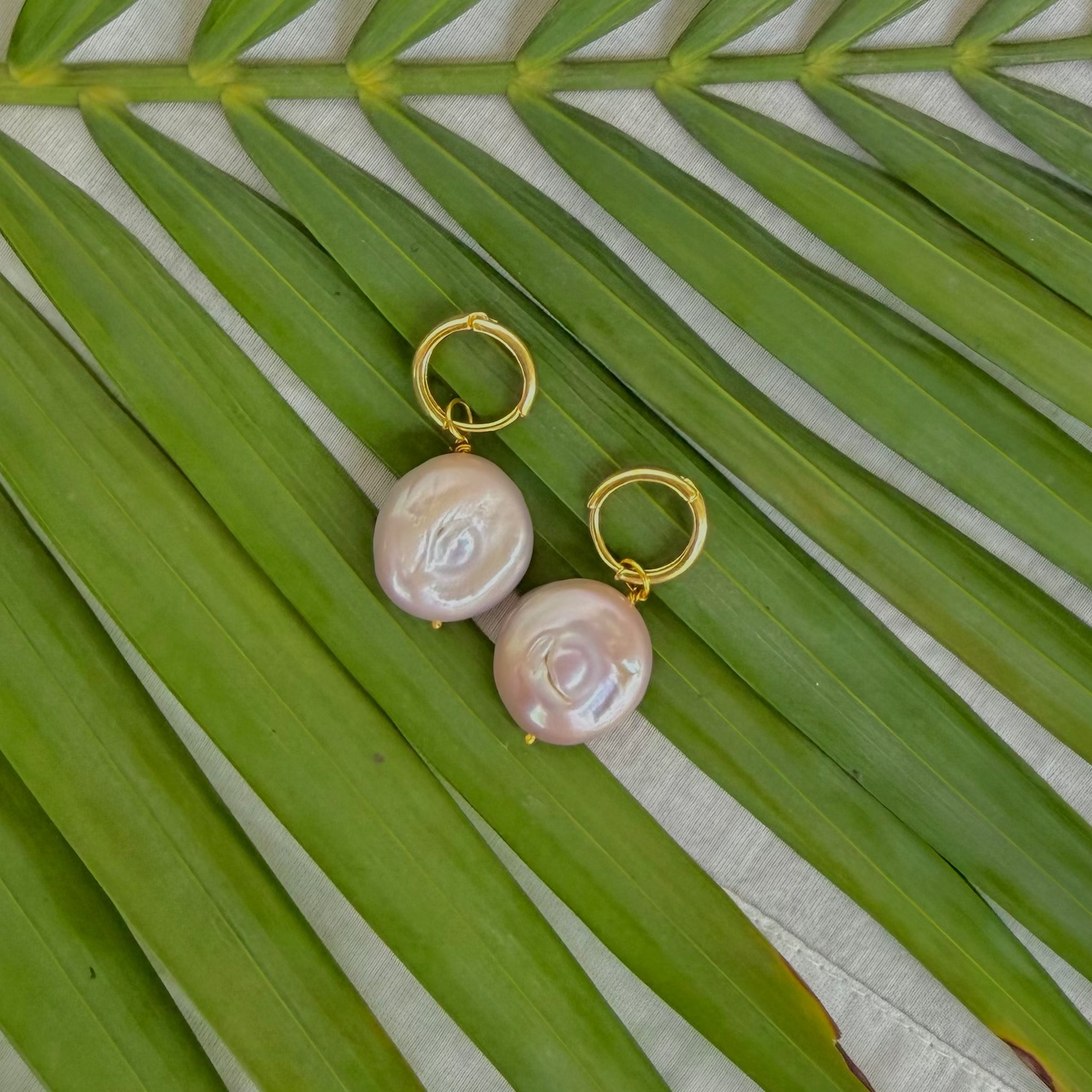 Chandni Blush Hoops