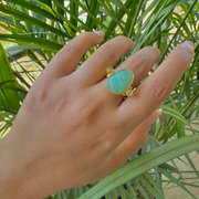 HIKARI ring - Clarity (Amazonite)