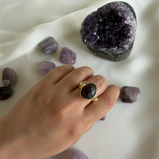 HIKARI ring - Power (Amethyst)