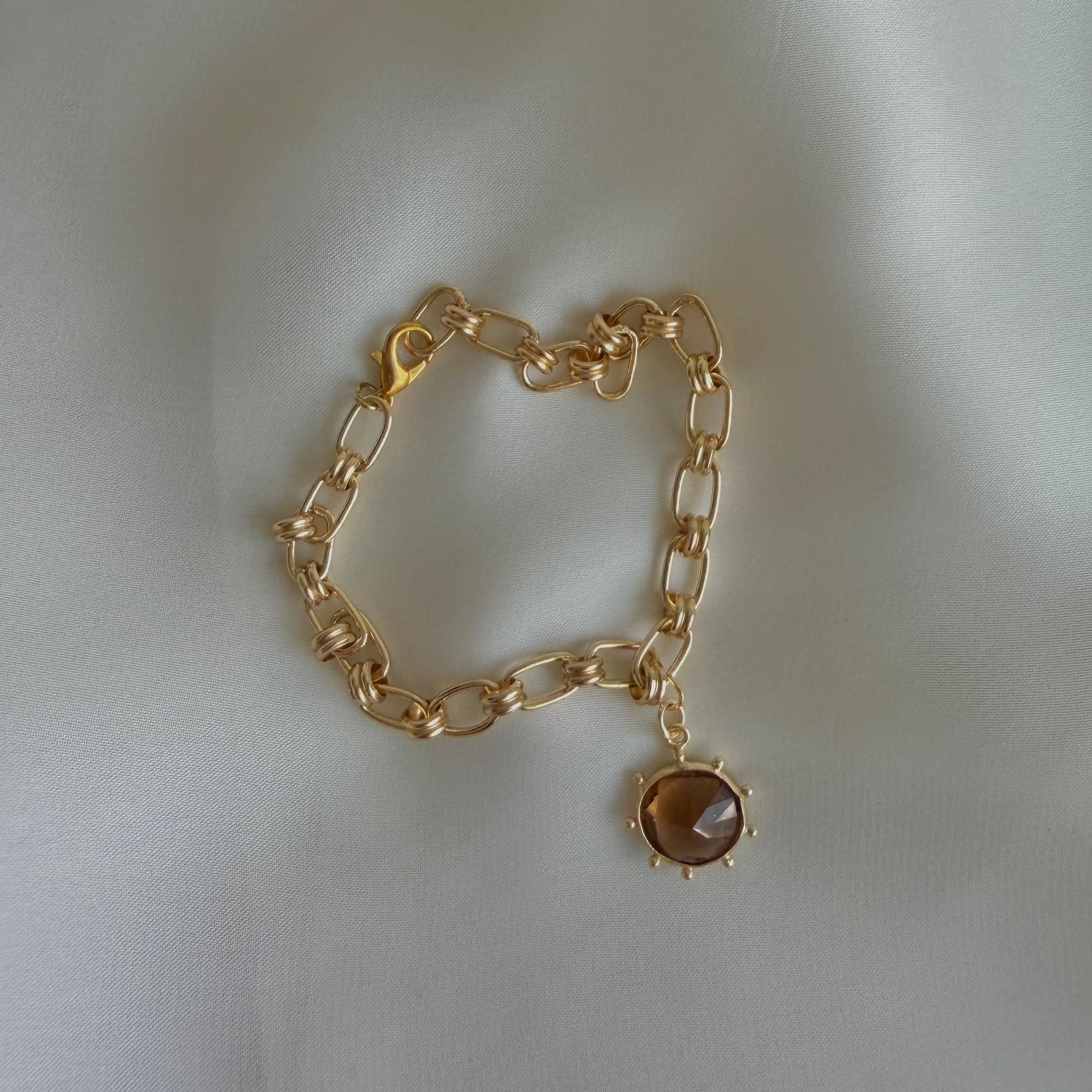 HIKARI Link bracelet - Citrine