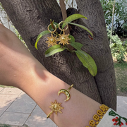 Solar Glow Set (Cuff + Hoops)