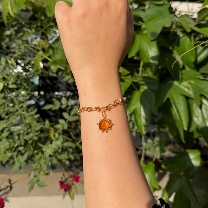 HIKARI Link bracelet - Citrine