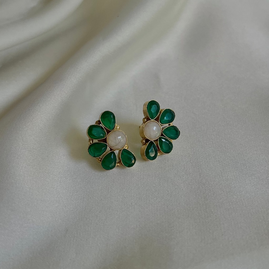 Jugni Earrings - Moonstone